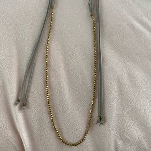 Adjustable cord necklace